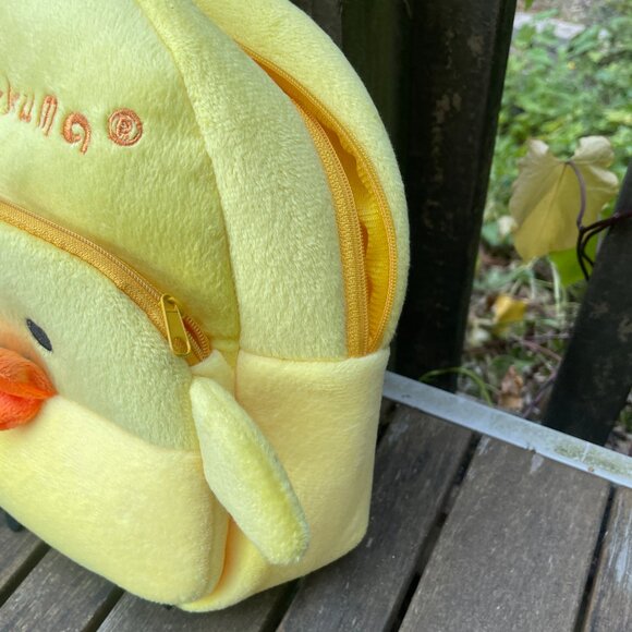 Rilakkuma Yellow Duck Mini Backpack 9" x 9" - Picture 3 of 5